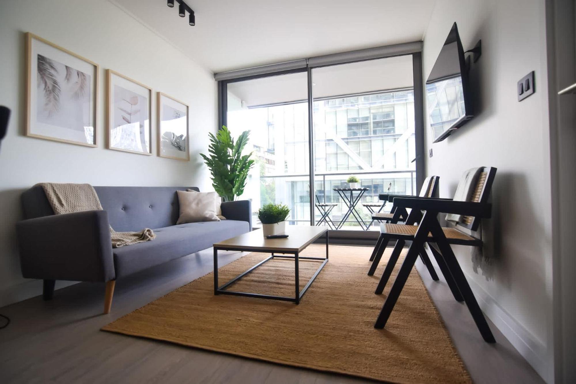 Charming Parque Arauco Mall For 3 People Apartamento Santiago